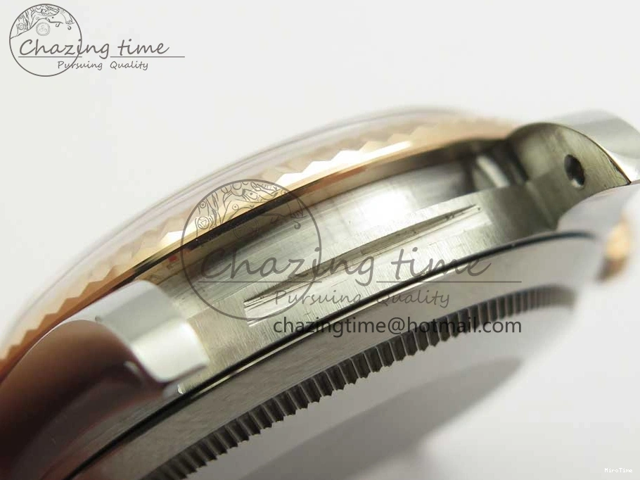 MiroTime 0309 DateJust 36mm 904 SS RG Wrapped 116231 GMF Gray Dial on SS RG Wrapped Jubilee Bracelet A Durable 3276